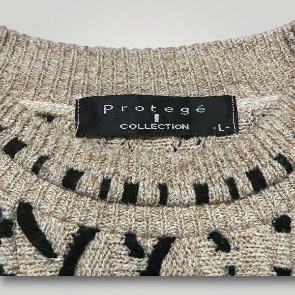 Vintage Protege Collection 3D Coogi Cosby Style Sweater Medium Large Made in USA - Picture 3 of 16